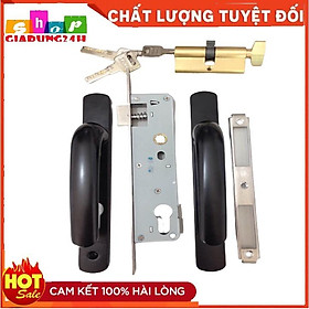 Mua Khóa Tay Gạt Lắp Cửa Nhôm hệ 55   PMA  Việt Pháp  cửa nhựa lõi thép  sắt hộp
