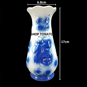 Mua BÌNH BÔNG LỌ HOA TRÁI ĐÀO XANH THỜ CÚNG CAO 15CM 17CM 19CM