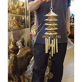 Mua Chuông gió bằng đồng  chuông gió 5 tầng 6 ống  chuông gió phong thủy