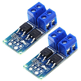 2 Pieces 15A 400W DC 5V-36V Large Power Mosfet MOS FET Trigger Switch Driver Module
