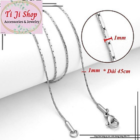 DÂY CHUYỀN NỮ INOX CỰC ĐẸP NHỎ NHÍ KHÔNG ĐEN - không đen,