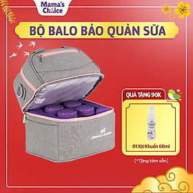 Combo Balo Bảo Quản Sữa Mẹ Mama’s Choice, Trọn Bộ Giữ Nhiệt Bình Sữa Đa Năng, Đựng Đồ Cho Mẹ Bé, Giữ Lạnh Lên Tới 14 Giờ