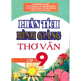 Download sách Phân Tích Bình Giảng Thơ Văn Lớp 9