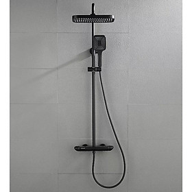 Mua Cây sen tắm nóng lạnh khóa Thermostatic an toàn cho người già và trẻ nhỏ Eurolife EL-SC919 ( Đen)