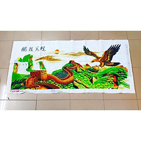 Tranh thêu động vật phong cảnh vạn lý trường thành PC