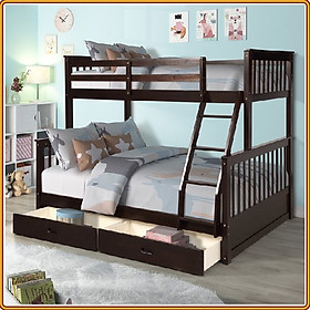 Mua Giường 2 Tầng Gỗ Juno Sofa  2 Hộc Tủ - 1m/1m4