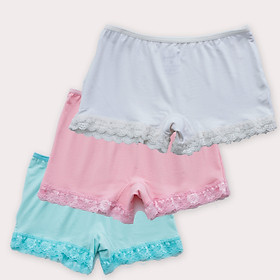 Combo 03 Quần Boxer Bé Gái Phối Ren - CHARM