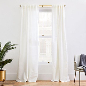 Rèm vải canvas rèm màn cửa trang trí tạo sóng đều đẹp
