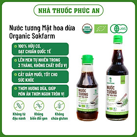 Nước tương mật hoa dừa hữu cơ cho bé Sokfarm 60 - 500ml