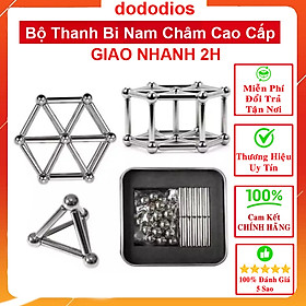Bộ Đồ Chơi Xếp Hình Thông Minh Nam Châm, Thanh Bi Buckyball Chính Hãng dododios