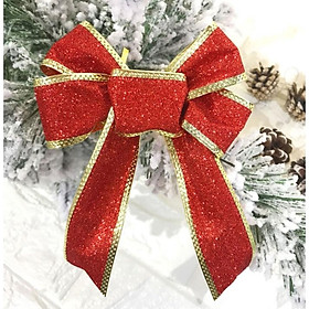 Mua Nơ nhũ vàng 12x17cm trang trí noel trang trí cây thông