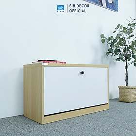 Tủ Giày Thông Minh Với 3 Ngăn Để Giày Bản Lề Xoay, Lắp Ráp Sẵn SIB Decor TG01