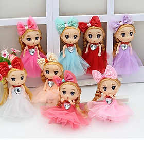 Set 4 búp bê chibi 12cm giao mẫu ngẫu nhiên