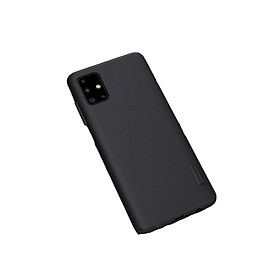 Ốp lưng Galaxy A51 Nillkin sần chống trơn ( Đen ) - Hàng chính hãng