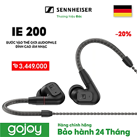 Tai nghe SENNHEISER IE 200 - HÀNG CHÍNH HÃNG, BẢO HÀNH 12 THÁNG