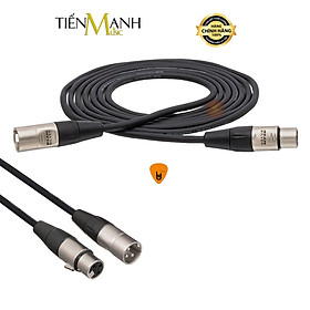 Hình ảnh Dây Cáp Tín Hiệu Hosa XLR Pro REAN 2 Đầu Canon XLR Balanced HXX-001.5, 003, 005, 010, 015, 020, 030, 050, 100 Cable Đực sang Cái XLR3F to XLR3M Hàng Chính Hãng - Kèm Móng Gẩy DreamMaker