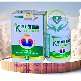 Viên uống Kim tiền thảo bài thạch Vinh Thịnh Vượng VV - Hộp 40 Viên - Hỗ trợ giảm nguy cơ viêm đường tiết niêu, sỏi thận, sỏi bàng quang