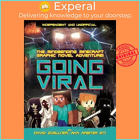 Hình ảnh sách Sách - Going Viral : The Mindbending Minecraft Graphic Novel Adventure by DAVID ZOELLNER (UK edition, paperback)