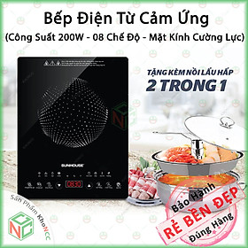 (An Toàn) - Bếp Điện Từ KhoNCC Hàng Chính Hãng - Tiết Kiệm Năng Lượng - Bữa Ăn Ngon Nhanh Chóng - KLM-BDTCUSH6808