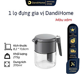 Lọ đựng gia vị 370ml thông minh DandiHome 2026