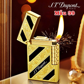 Mua Hột quẹt bật lửa Dupont hoa văn sọc đen xéo M39 (S.T. DUPONT) - xài gas