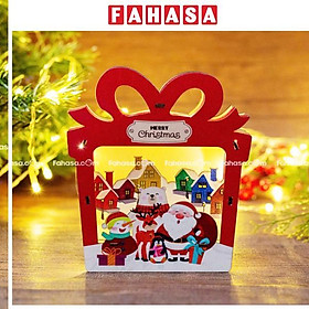 Đèn Gỗ Trang Trí Giáng Sinh - Bách Mộc - Hộp Quà Ngôi Nhà