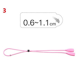 Dây Đeo Kính Thể Thao Chống Rơi, Tuột Kính Bằng Silicon, Điều Chỉnh Theo Kích Cỡ tùy ý