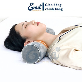 Hình ảnh Gối kê đa năng cao su non EMA cho người thoái hóa đốt sống cổ, đau cổ vai gáy, thoát vị đĩa đệm - Hàng nhập khẩu