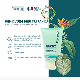 [THUẦN CHAY] Kem Dưỡng Rạn Da Placentor Stretch Marks Active Concentrate