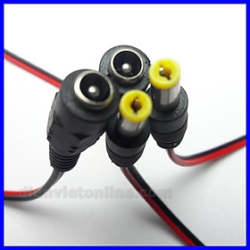 Mua  Combo  2 cặp đầu nối dây DC 5.5x2.1mm ( 2 đực + 2 cái )