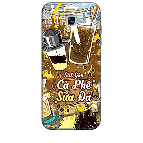 Ốp lưng dành cho điện thoại  SAMSUNG GALAXY A7 2017 Hình Sài Gòn Cafe Sữa Đá - Hàng chính hãng