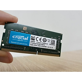 Ram Laptop Crucial DDR4 4GB Bus 2666 CT4G4SFS8266 - HÀNG CHÍNH HÃNG