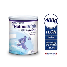 Sữa Nutrinidrink Vị Vanila 400g Chính Hãng Nutricia Dành Cho Trẻ Từ 1 Tuổi