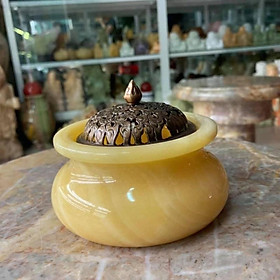 Mua Bát Xông Trầm  Lư Xông Trầm Đá Ngọc Hoàng Long - đường kính 11.5cm