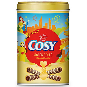 Bánh Quế Cosy Wafer Tết Hộp Tin 201g