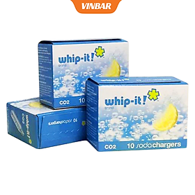 GAS LÀM SODA WHIP IT - CO2 HỘP 10 VIÊN/ HỘP (36 HỘP/THÙNG)