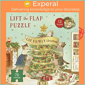 Sách - Cat Family Christmas Lift-the-Flap Puzzle - Count down to Christmas: 12 f by Eunyoung Seo (UK edition, paperback)