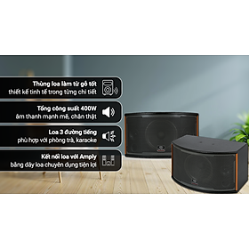 Mua Loa Karaoke gia đình Zenbos XR-680 400W/Loa Bass 25 cm  3 đường tiếng(Hàng Chính Hãng)