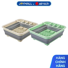 Mua Rổ Đựng Chén Đĩa Gấp Gọn Elmich EL8412  Hàng Chính Hãng  Chất Liệu Nhưạ PP  Có Nhiều Ngăn  Nhanh Ráo Nước - JoyMall
