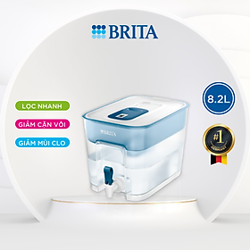 New Bình Lọc Nước BRITA Flow Basic Blue - 8.2L (Kèm Maxtra Plus) - Hàng Chính Hãng