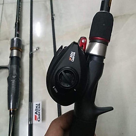 Combo bộ cần câu lure Abu Garcia BMC 802M máy ngang máy đứng Hàng chính Hãng