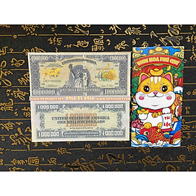 Lì xì tết ti.ền Hình Con mèo 1 Triệu u.sd lưu niệm 2023 , tặng bao đỏ may mắn 2023 CTMS00092