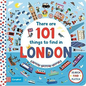 Hình ảnh sách Sách - There Are 101 Things to Find in London by Campbell Books (UK edition, paperback)