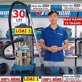 Mua  chính hãƞg  Máy Hút Bụi Công Nghiệp 30L NAKAWA - Công Suất 1600W - Motor Dây Đồng (Bảo Hành 1 Năm)
