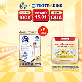 [Mẫu mới] Tã quần Unidry G3X Supreme siêu mỏng size XXL - 54+8 miếng