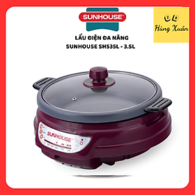 Nồi Lẩu Điện Sunhouse 3.5 lít SH535L - Hàng Chính Hãng