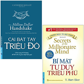 Combo Sách Bí Mật Tư Duy Triệu Phú + Cái Bắt Tay Triệu Đô (Bộ 2 Cuốn) -FN