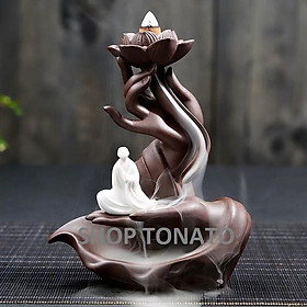 Mua XÔNG TRẦM THÁC KHÓI TRẦM HƯƠNG SỐ 28 tặng 3 nụ trầm CAO 18CM