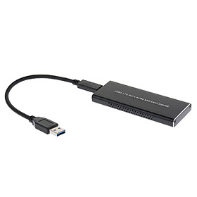 M.2 NVME to USB3.1 Type-C 10GBPS Enclosure M.2 PCI-E SSD Hard Disk External Drive Box M.2 M-Key SSD to USB-C Adapter