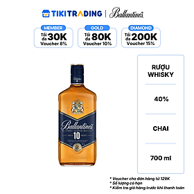 Rượu Ballantine's Aged 10 Years BSW Nồng Độ 40% 700ml
